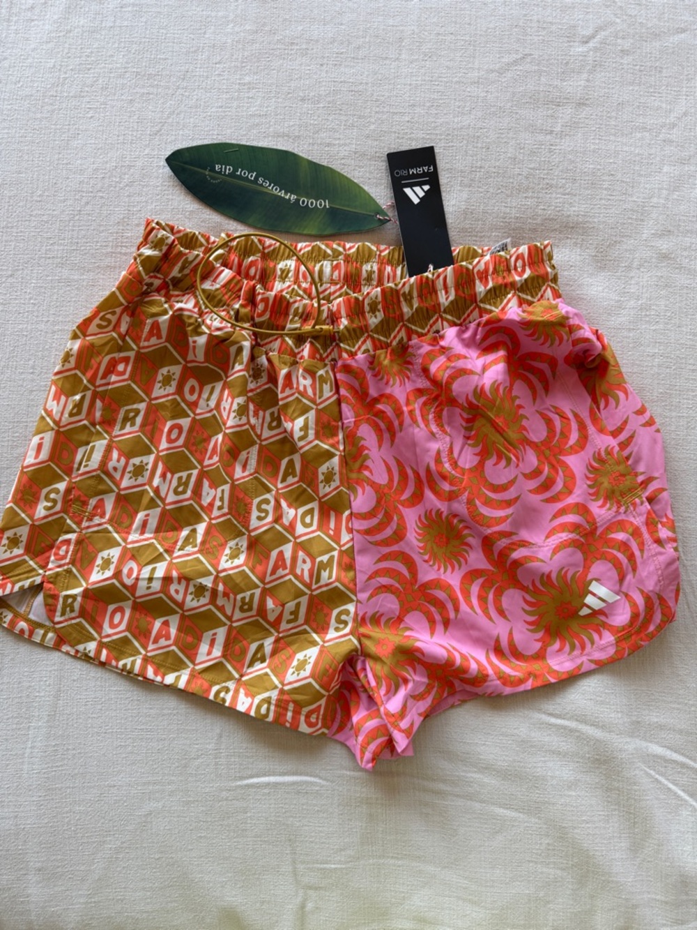 Adidas x FARM Rio Pacer Shorts 🌴🌺 Brazil AEROREADY Running Shorts 🇧🇷